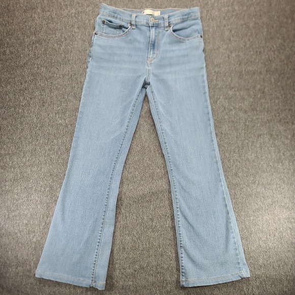 Levi's‎ 726 Flare Jeans, Light Wash, Stretch, Adjustable Waist, XL 14/16 Girls - Picture 1 of 12